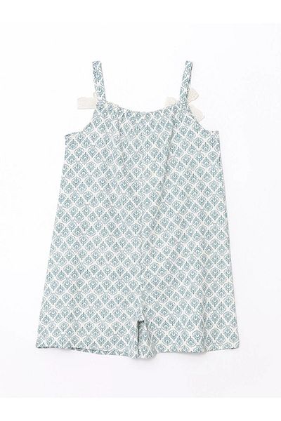 LC Waikiki LCW Kids - Jumpsuit mit eckigem Kragen für Mädchen