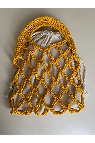 örgü KADIN FİLE ÇANTA 40X30 CM
