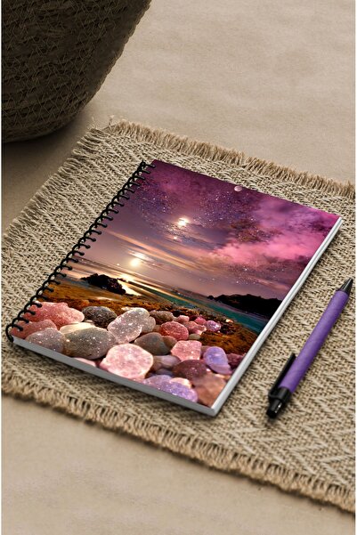 kutuTR 100 Sheets Striped - Wooden MDF Cover Vip Modelist Notebook 14x21 - 80gr/m2 Ç512