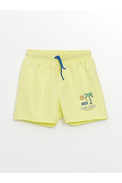 LC Waikiki LCW شورت سباحة للأطفال الرضع بخصر مطاطي مطبوع