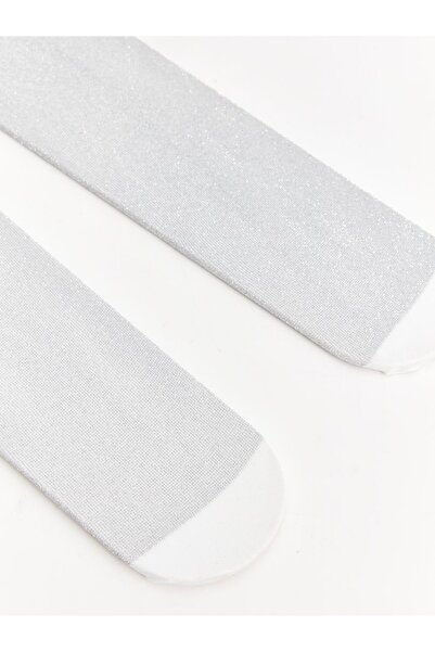 LC Waikiki Wzorzyste cienkie rajstopy dla dziewczynek - 2 sztuki w opakowaniu