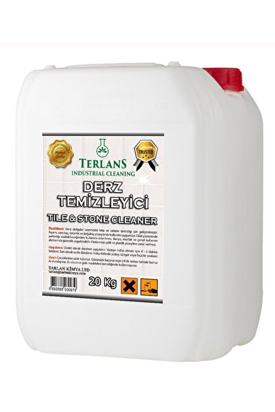 Terlans Derz Temizleyici 20 Kg Lavabo Klozet Fayans Derz Dolgusu Tuvalet Taşı...