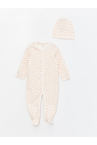 LC Waikiki Bisiklet Yaka Kız Bebek Hastane Çıkış Seti 4'lü