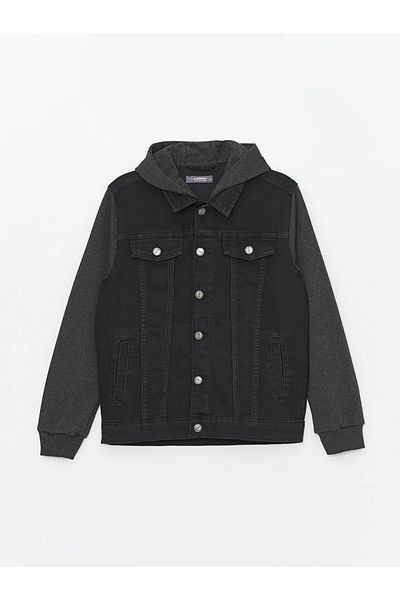 LC Waikiki LCW Детско дънково яке с качулка за момче
