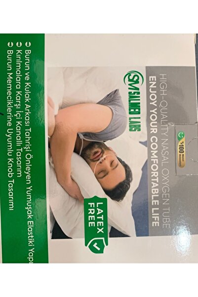 SALMED NAZAL OKSİJEN KANÜLÜ HASSAS SÜPER SOFT 2,5 METRE OKSİJEN BURUN KANÜLÜ