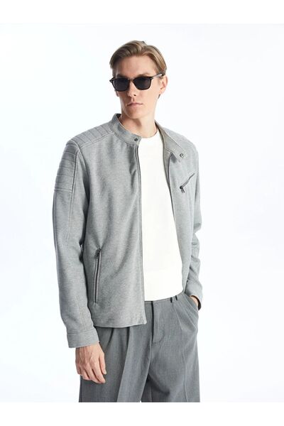LC Waikiki Palton pentru bărbați LCW Vision Slim Fit Biker Guler