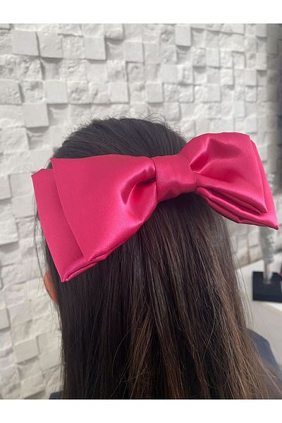 Demeter Collection fuchsia pink bow buckle xxl
