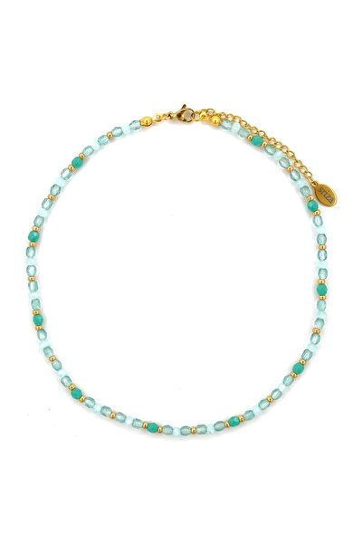 Atelier Sriza Kristal Taşlı Kolye Spring