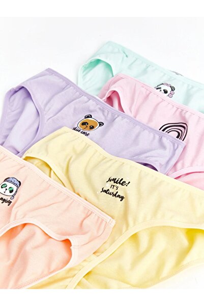 LC Waikiki Дівчачі трусики з принтом, 5 шт.