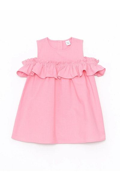LC Waikiki LCW Baby - Crew Neck Dress for Baby Girl