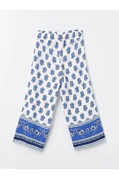 LC Waikiki LCW Kids - Κοριτσίστικο Κάπρι με σχέδια με ελαστική μέση