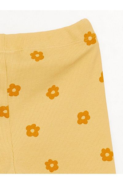 LC Waikiki LCW baby Elastic Waist Patterned Cotton Baby Girl Tights