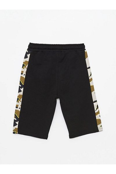 LC Waikiki LCW Kids Boy Roller с ластик и принт в черно