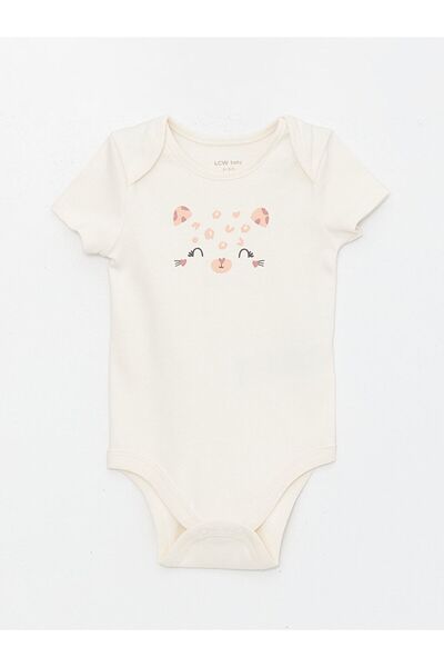 LC Waikiki Bisiklet Yaka Kız Bebek Hastane Çıkış Seti 4'lü