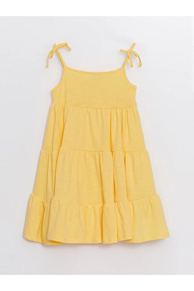 LC Waikiki Dětské dívčí šaty LCW - čtvercový výstřih