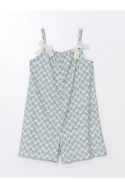LC Waikiki LCW Kids - Jumpsuit mit eckigem Kragen für Mädchen