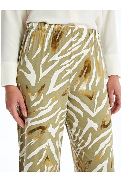 LC Waikiki LCW Grace Beli Lastikli Desenli Kadın Kapri ÖZYEKA