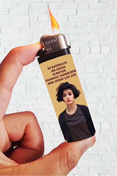 SARANG Çakmak Yalan Dünya Eylem Bağımlılık Baskılı Klasik Gazlı Çakmak