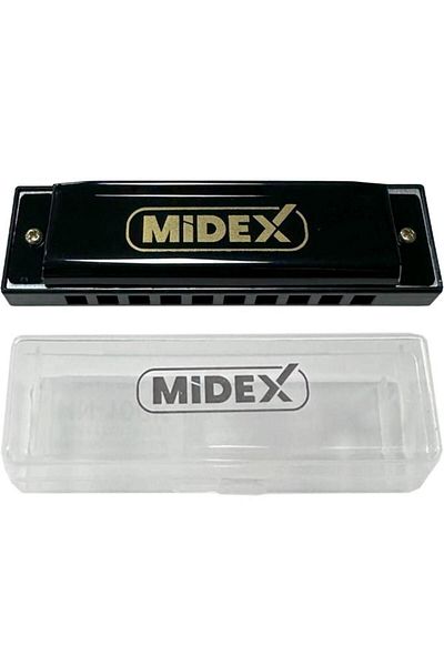 Midex HN-10BK أدوات العفن الأسود 10 فتحات هارمونيكا