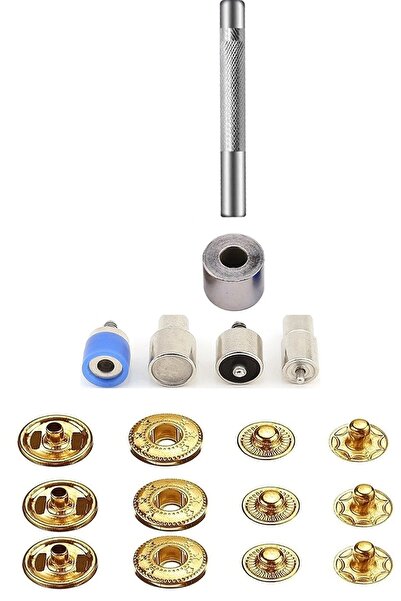 Hobi Dünya Metal Gold Çıt Çıt Kiti 10 mm