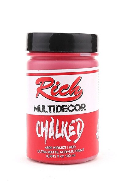 Rich Multi Decor Chalked 100 Cc Kırmızı