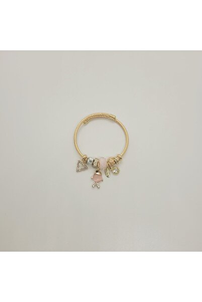 ozgurca aksesuar سوار من الفولاذ الذهبي على شكل سمكة