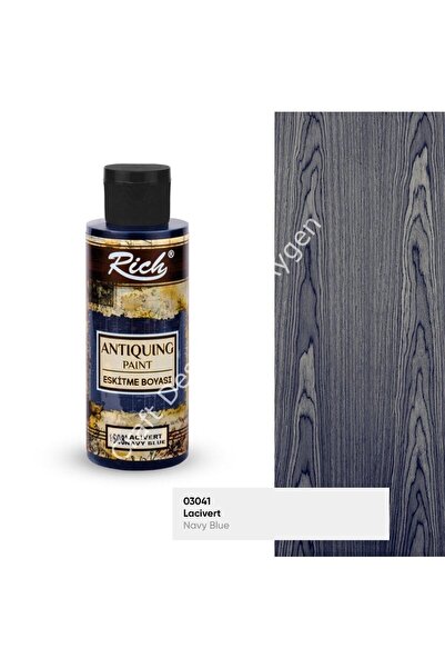Rich ANTIQUIN ESKİTME BOYASI 120 CC LACİVERT