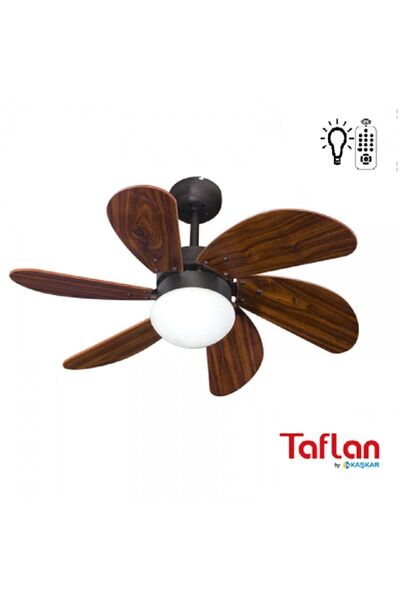 Kaşkar / Taflan Kaşkar-taflan L36009-rc-kahve Uzaktan Kumandalı Lambalı Tavan...