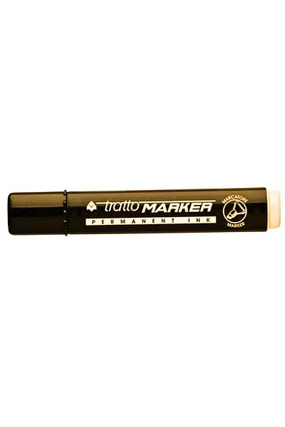 ipekbazaar Waterproof Tratto Permanent Marker Pen with 5mm Cut Tip - Quick Drying Felt, 1 Piece