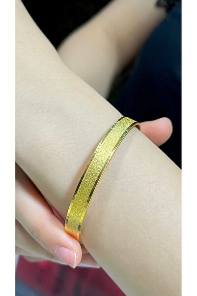 12 gr (GRAM) Düz  Kum  Desenli Yatırımlık Bilezik 22 Ayar Altın