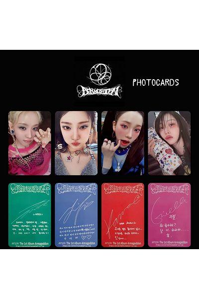 Kpop Dünyasi AESPA Armageddon SMINI Ver. Photocard Set