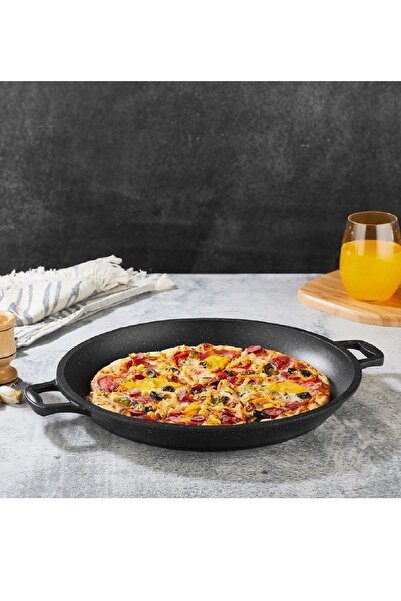 Esse Nso 36 Cm Cast Granite 2kg Quality Multi-Purpose Flatbread, Flatbread, Katmer Pizza Sheet Roasting Pan