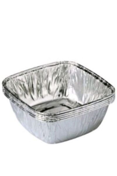OĞUZ AMBALAJ Aluminum Rice Pudding Bowl Dessert Bowl Ashura Bowl 11x11 Mm 100 Pieces