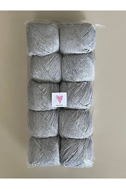 Makromİps Premium Amigurumi Punch Thread Baby Soft Cotton Knitted - 10 PCS (50grx10) Thread Hob