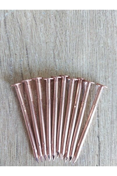 NALBUR ÖTESİ BAKIR ÇİVİ 10 ADET 3 mm X 55 mm (+-5) %100 BAKIR