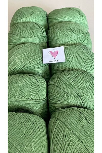Makromİps Πολυτελές Amigurumi Punch Νήμα Baby Soft Cotton Πλέξιμο - 10 ΤΕΜ (50grx10) Νήμα Hobby