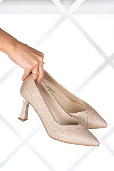 Erkan Saçmacı Amelia Satin Evening Dress - 6 Cm Heeled Shoes