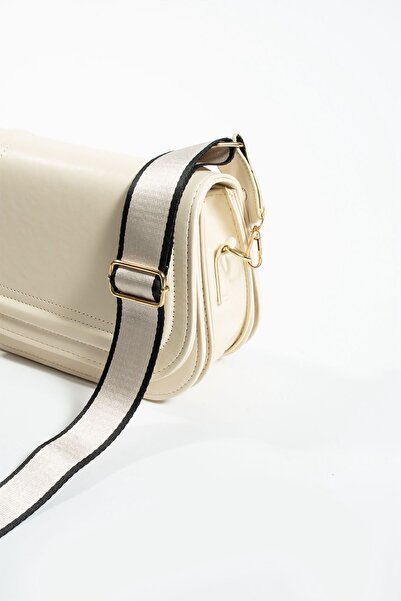 ESTUTE Kadin 5 Bölmeli Astarlı Kapaklı çıt çıt Kapama El Kol Ve Omuz Çantası