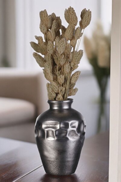 Decorative Vase Handmade Silver Antique Color Model 46