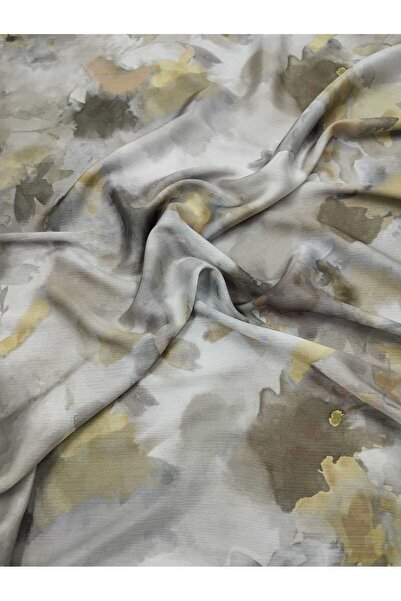 ünsal tekstil Batik Desenli Saten Viskon Kumaş