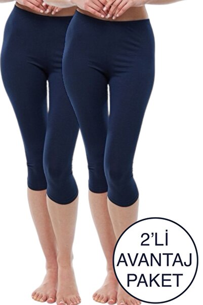 ByDon Pachet Advantage de 2 - Colanți de damă din bumbac pieptănat