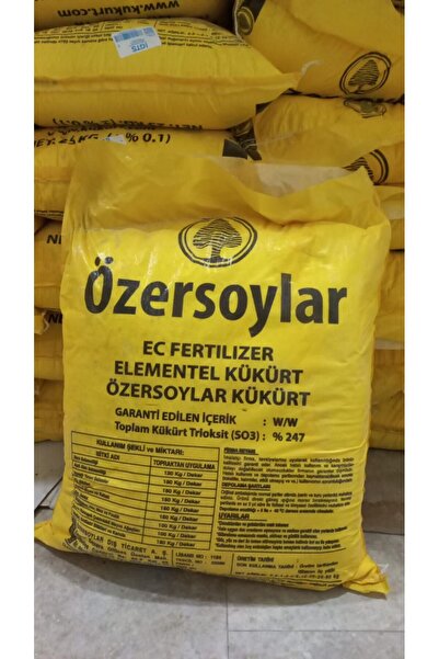 ozersoylar Elementel ph düzenleyici toz kükürt Akrep fare yılan böcek örümcek haşere yabani hayvan kovucu 25 kg