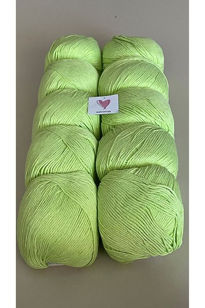 Makromİps Πολυτελές Amigurumi Punch Νήμα Baby Soft Cotton Πλέξιμο - 10 ΤΕΜ (50grx10) Νήμα Hobby