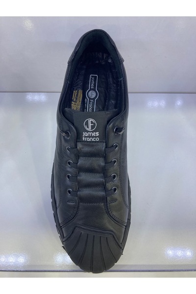 JAMES FRANCO 9870 HAKİKİ DERİ ESNEK TABAN LASTİK BAĞCIKLI ERKEK GÜNLÜK AYAKKABI