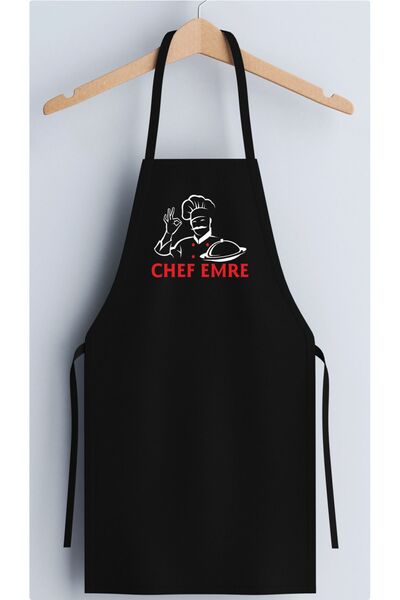 SPACE DRESS "CHEF EMRE" KİŞİYE ÖZEL BASKILI MUTFAK ÖNLÜĞÜ