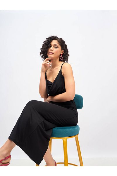 Sassafras By Styli Cowl Neck Bodycon Maxi Dress