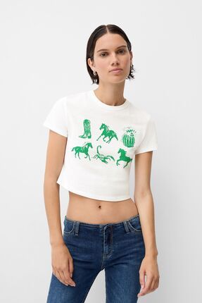 Bershka disney t shirt clearance