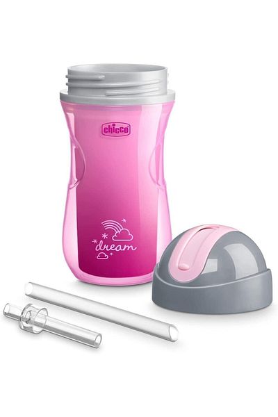 Chicco - Thermal Insulated Sport Cup with Straw 14+ Months Girl 266 Ml