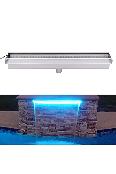 EdoraHavuz Duvar Tipi Su Perdesi Şelale-60 CM LEDLİ