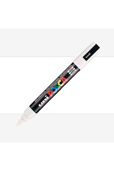 Uni Posca Marker PC-5m (1.8-2.5mm) White